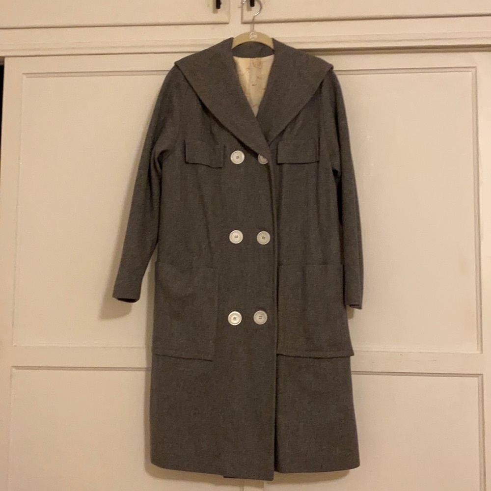 Vintage 60s wool trench